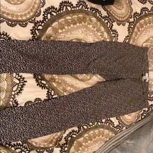 Black/white print, super stretch, jeggings sz 10